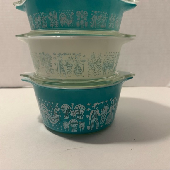 Vintage Pyrex Amish Butterprint 6PC set - Picture 2 of 14